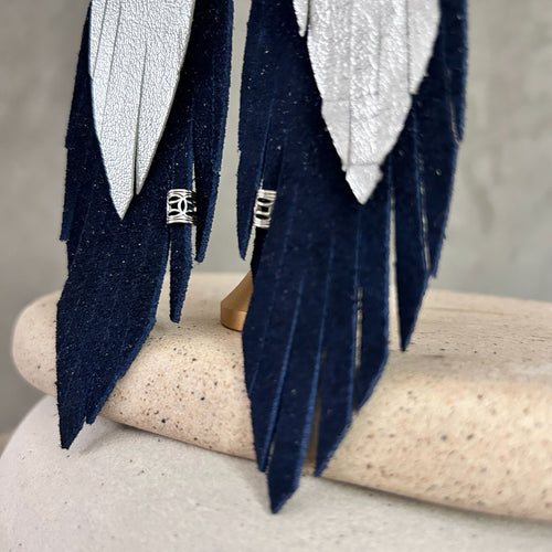 Azul marino + plata