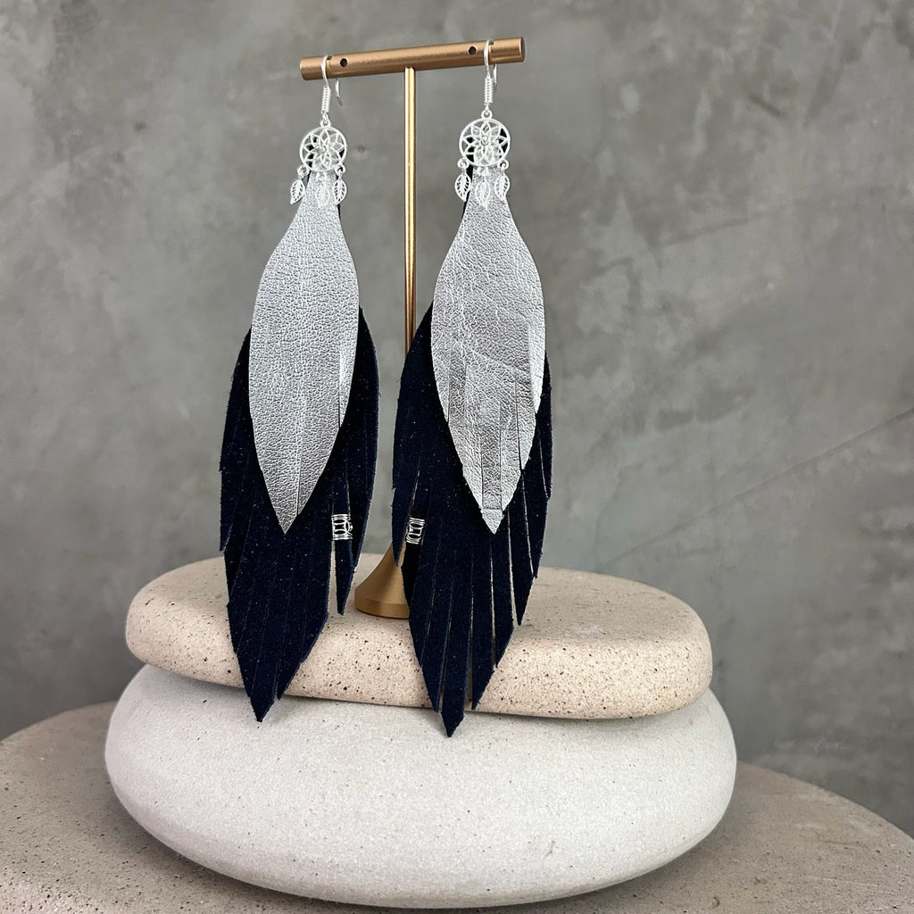 Azul marino + plata