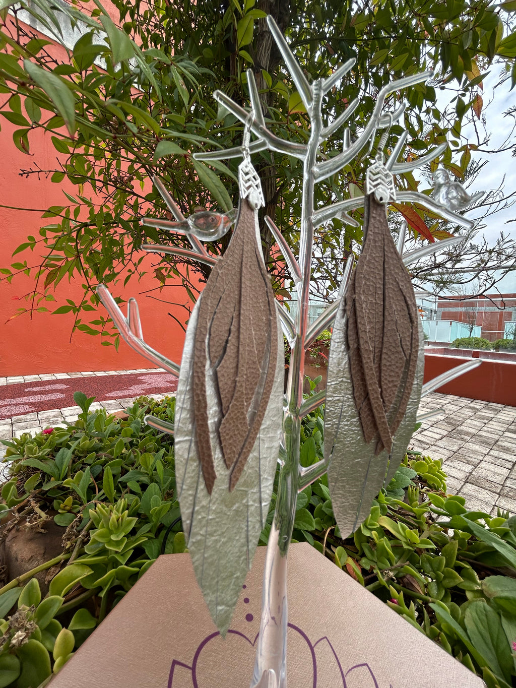 Plata + camel texturizado