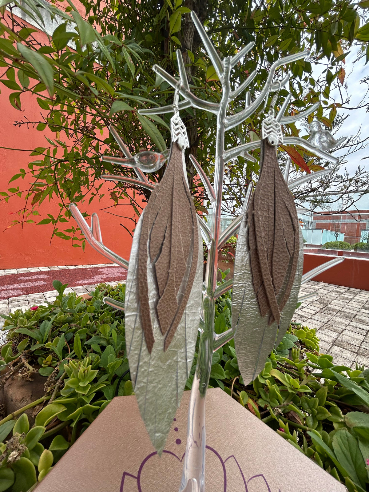 Plata + camel texturizado